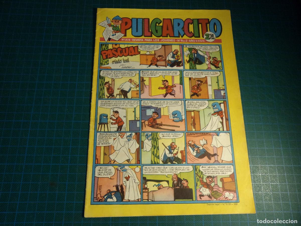 Tebeos: Pulgarcito. N&ordm; 1414. Bruguera.