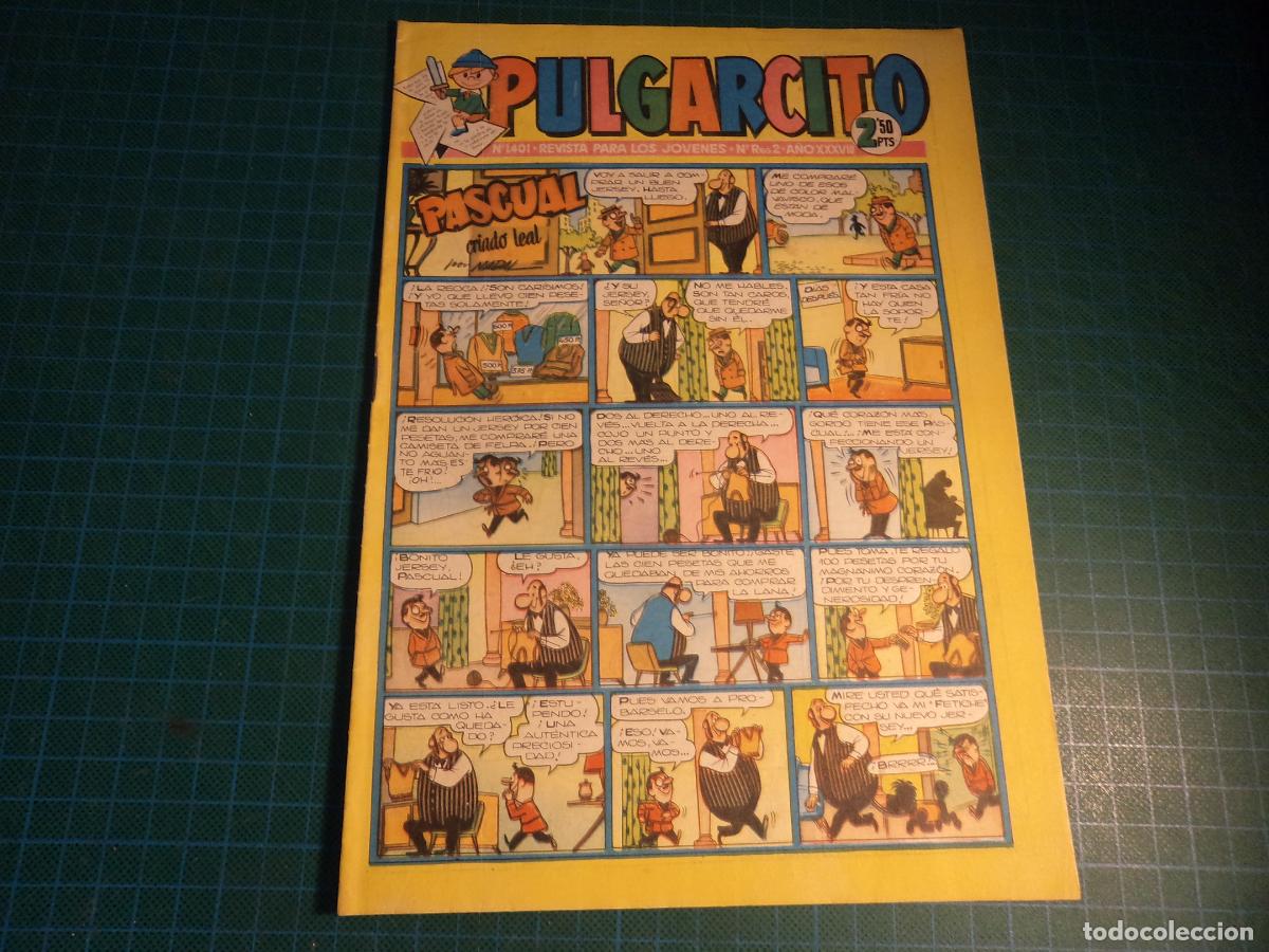 Tebeos: Pulgarcito. N&ordm; 1401. Bruguera.