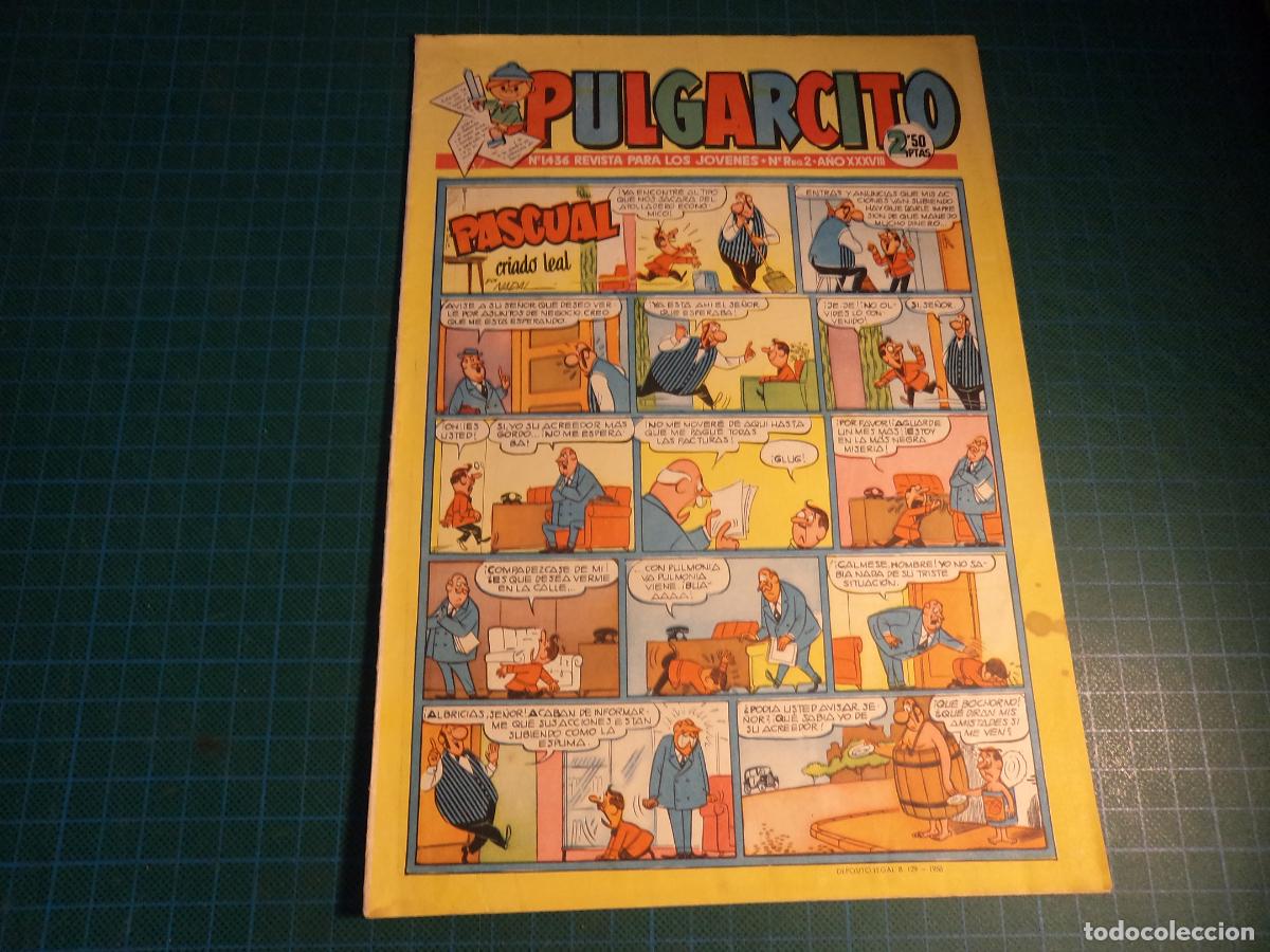 Tebeos: Pulgarcito. N&ordm; 1436. Bruguera.