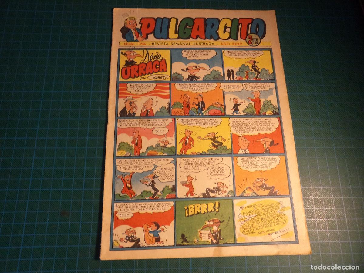 Tebeos: Pulgarcito. N&ordm; 1256. Bruguera.