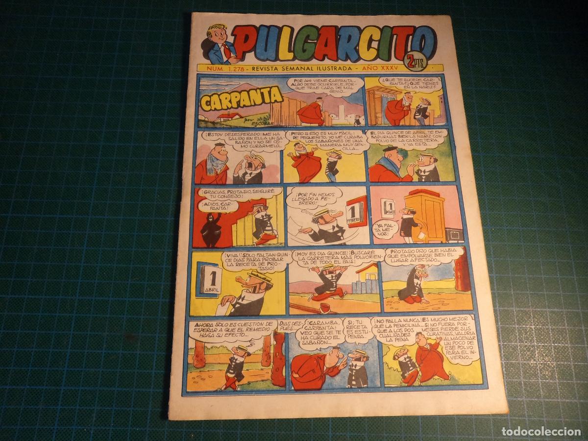 Tebeos: Pulgarcito. N&ordm; 1278. Bruguera.