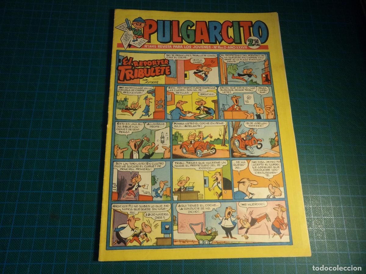 Tebeos: Pulgarcito. N&ordm; 1445. Bruguera.