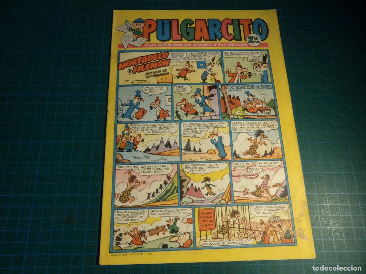 Tebeos: Pulgarcito. N&ordm; 1410. Bruguera.