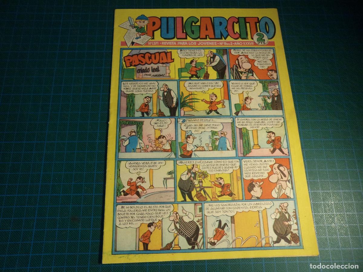 Tebeos: Pulgarcito. N&ordm; 1371. Bruguera.