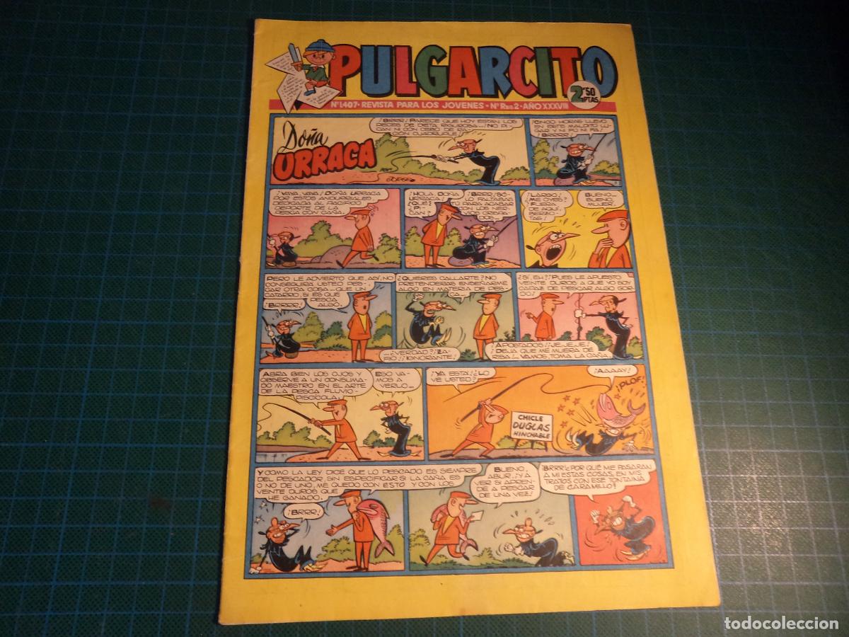 Tebeos: Pulgarcito. N&ordm; 1407. Bruguera.