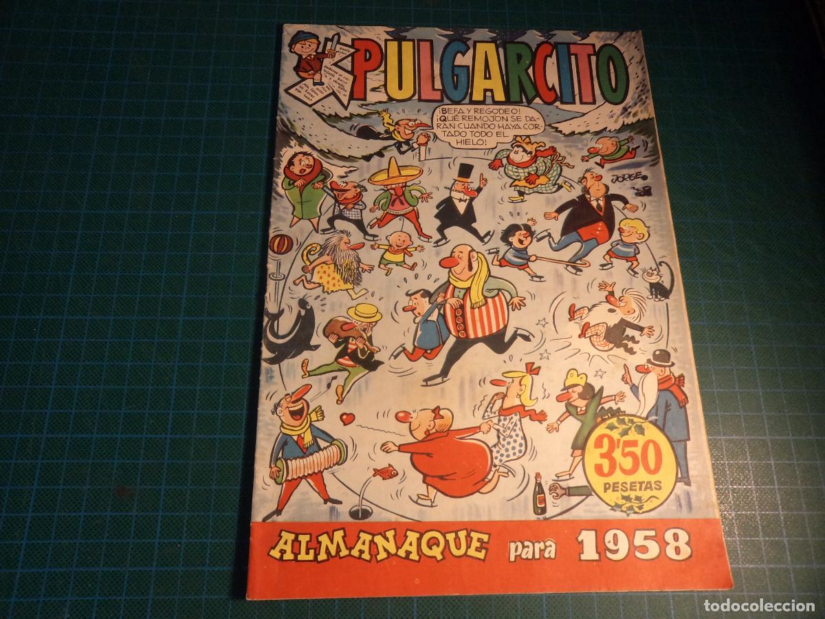 Tebeos: Pulgarcito. Almanaque 1958. Bruguera. MBE