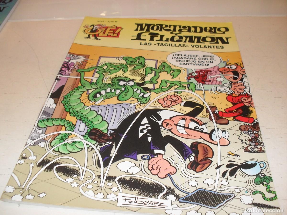 Tebeos: OLE N&ordm; 43 MORTADELO:LAS TACILLAS VOLANTES,4&ordf; EDICION,DE IBA&Ntilde;EZ,EDICIONES B,1993