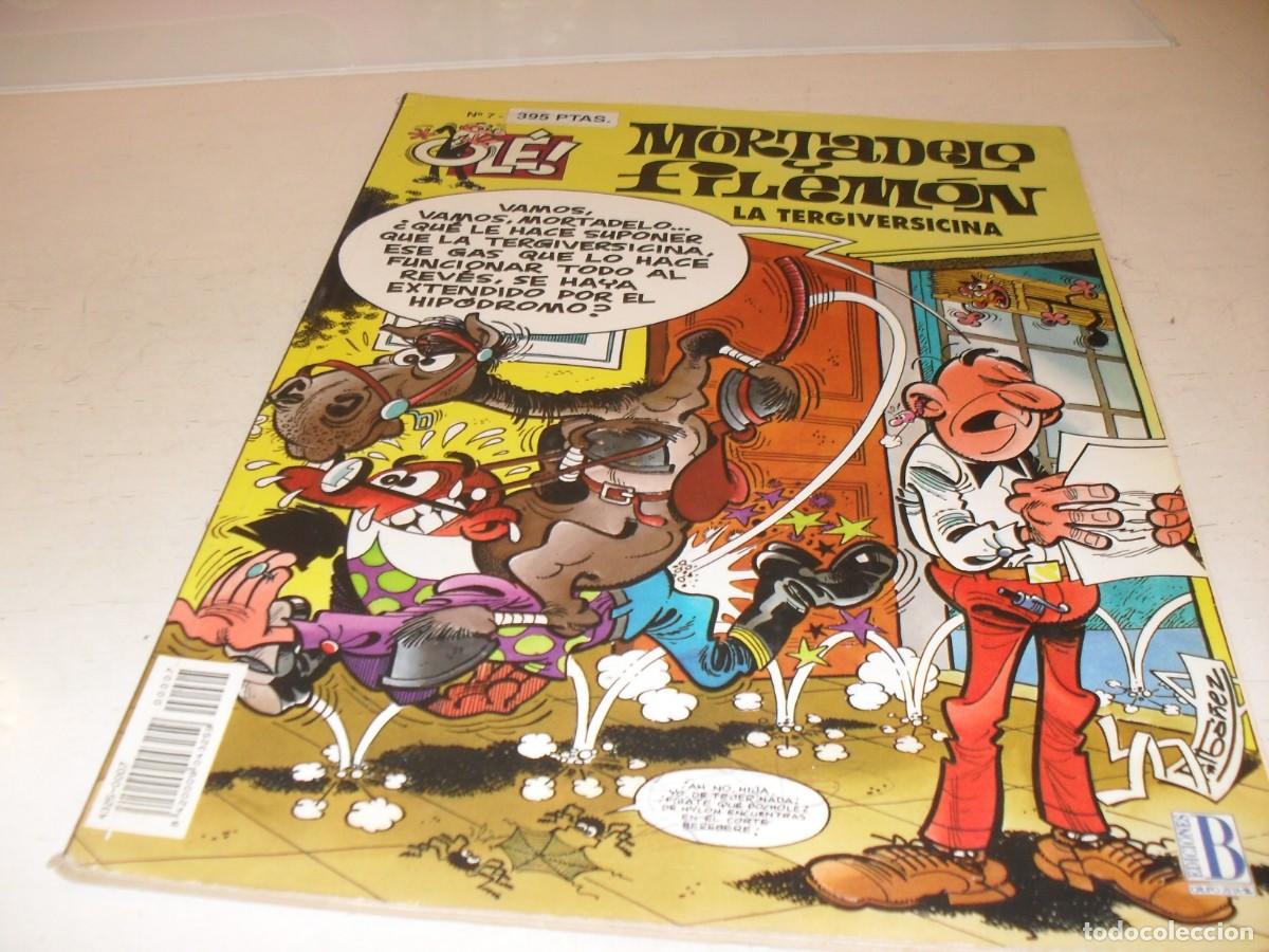 BDs: OLE N&ordm; 7,MORTADELO:LA TERGIVERSICINA,1&ordf; EDICION,DE IBA&Ntilde;EZ,EDICIONES B,1993