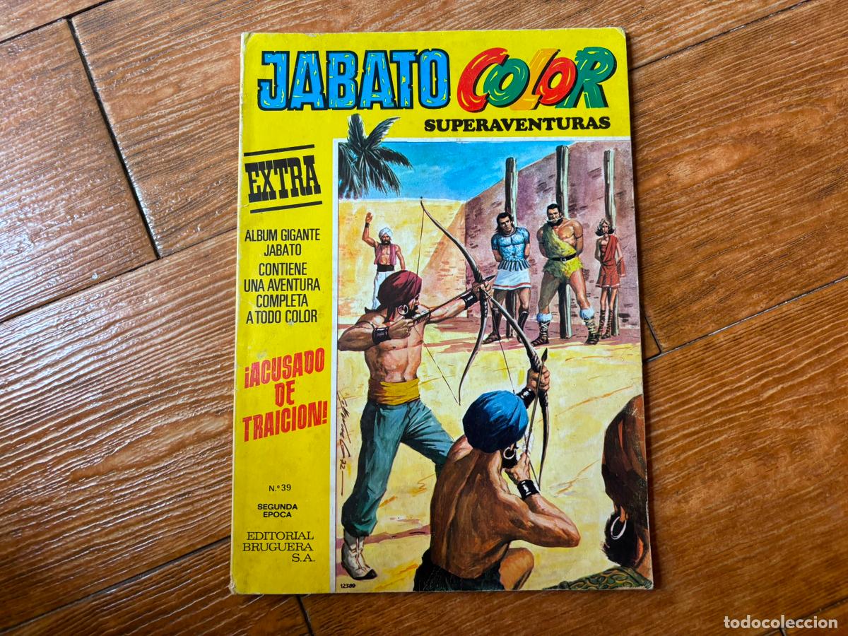 Tebeos: JABATO COLOR EXTRA N&ordm; 39 ACUSADO DE TRAICI&Oacute;N EDITORIAL BRUGUERA, SEGUNDA &Eacute;POCA, 1.977.