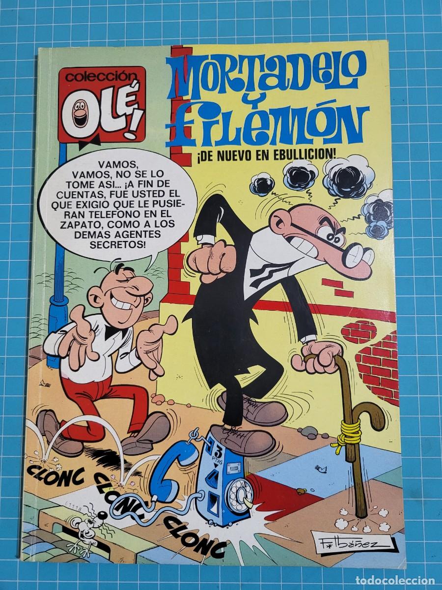 Tebeos: Ol&eacute;, Mortadelo y Filem&oacute;n, N &ordm; 5. N&uacute;mero en el lomo, 1&ordf; edici&oacute;n 11, bolsa 1, Al.