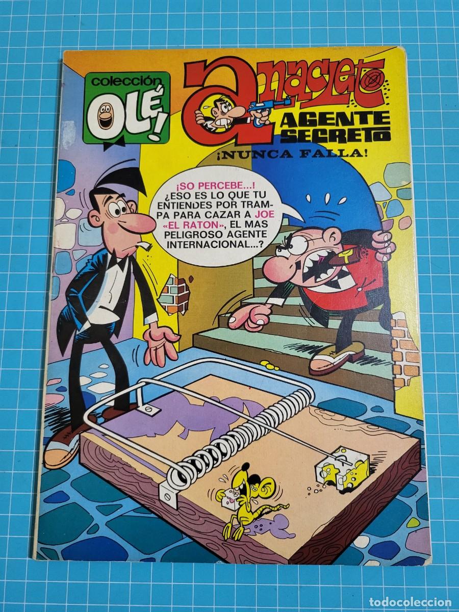 Tebeos: Ol&eacute;, Anacleto agente Secreto. N &ordm; 49. N&uacute;mero en el lomo, 1&ordf; edici&oacute;n 11, bolsa 2, Al.