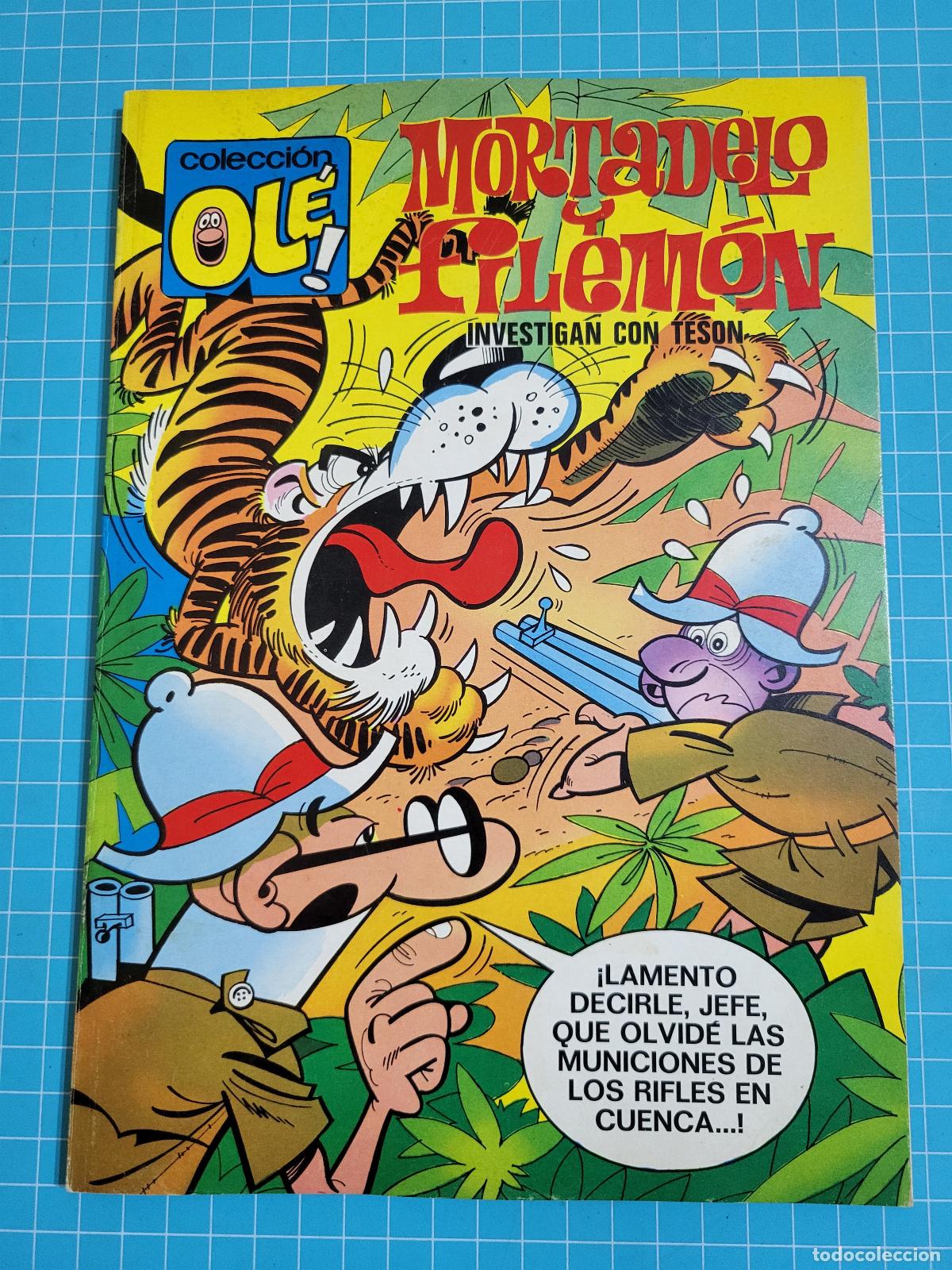Tebeos: Ol&eacute;, Mortadelo y Filem&oacute;n. N &ordm; 64. N&uacute;mero en el lomo, 1&ordf; edici&oacute;n 11, bolsa 2, Al.