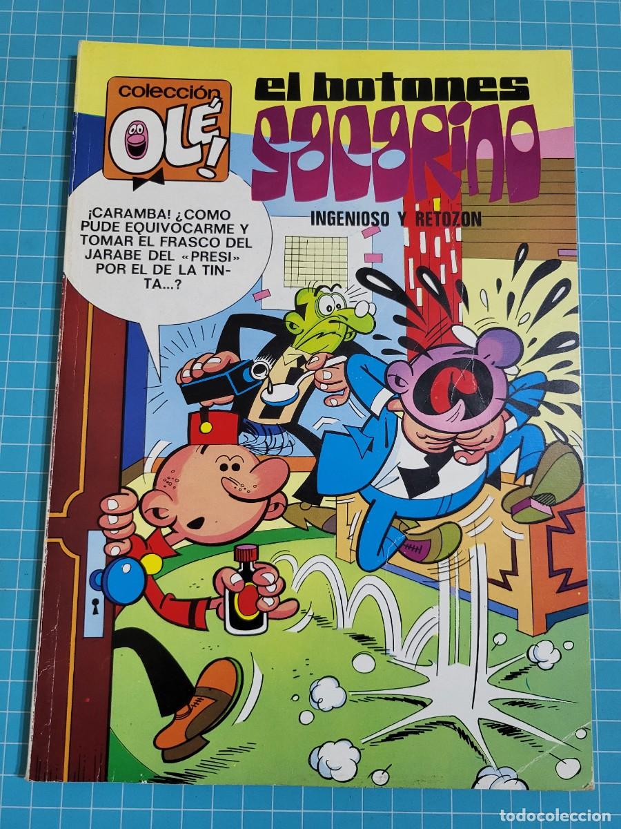 Tebeos: Ol&eacute;, el botones Sacarino. N &ordm; 68. N&uacute;mero en el lomo, 1&ordf; edici&oacute;n 11, bolsa 2, Al.