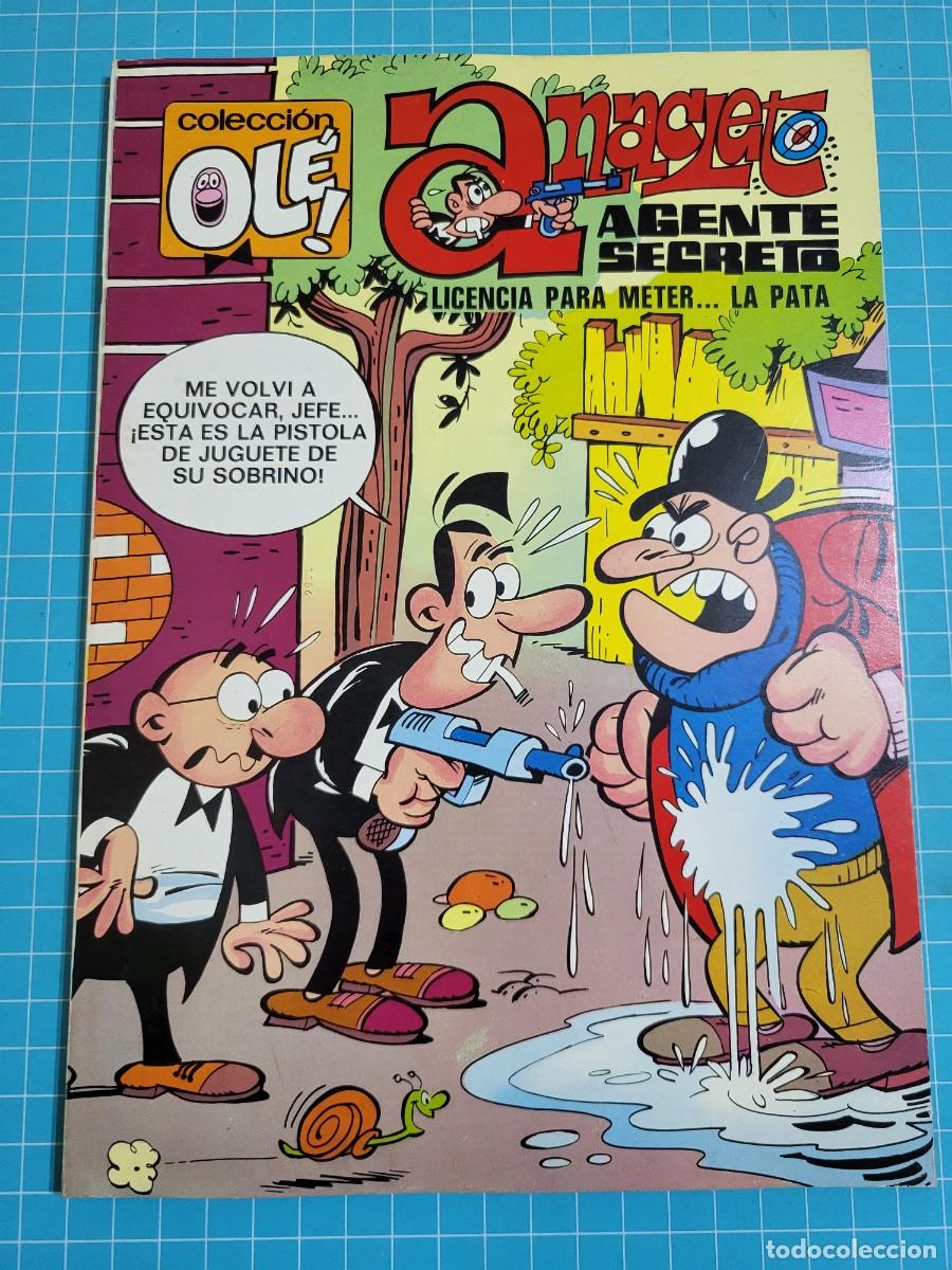 Tebeos: Ol&eacute;, Anacleto agente secreto. N &ordm; 69. N&uacute;mero en el lomo, 1&ordf; edici&oacute;n 11, bolsa 2, Al.