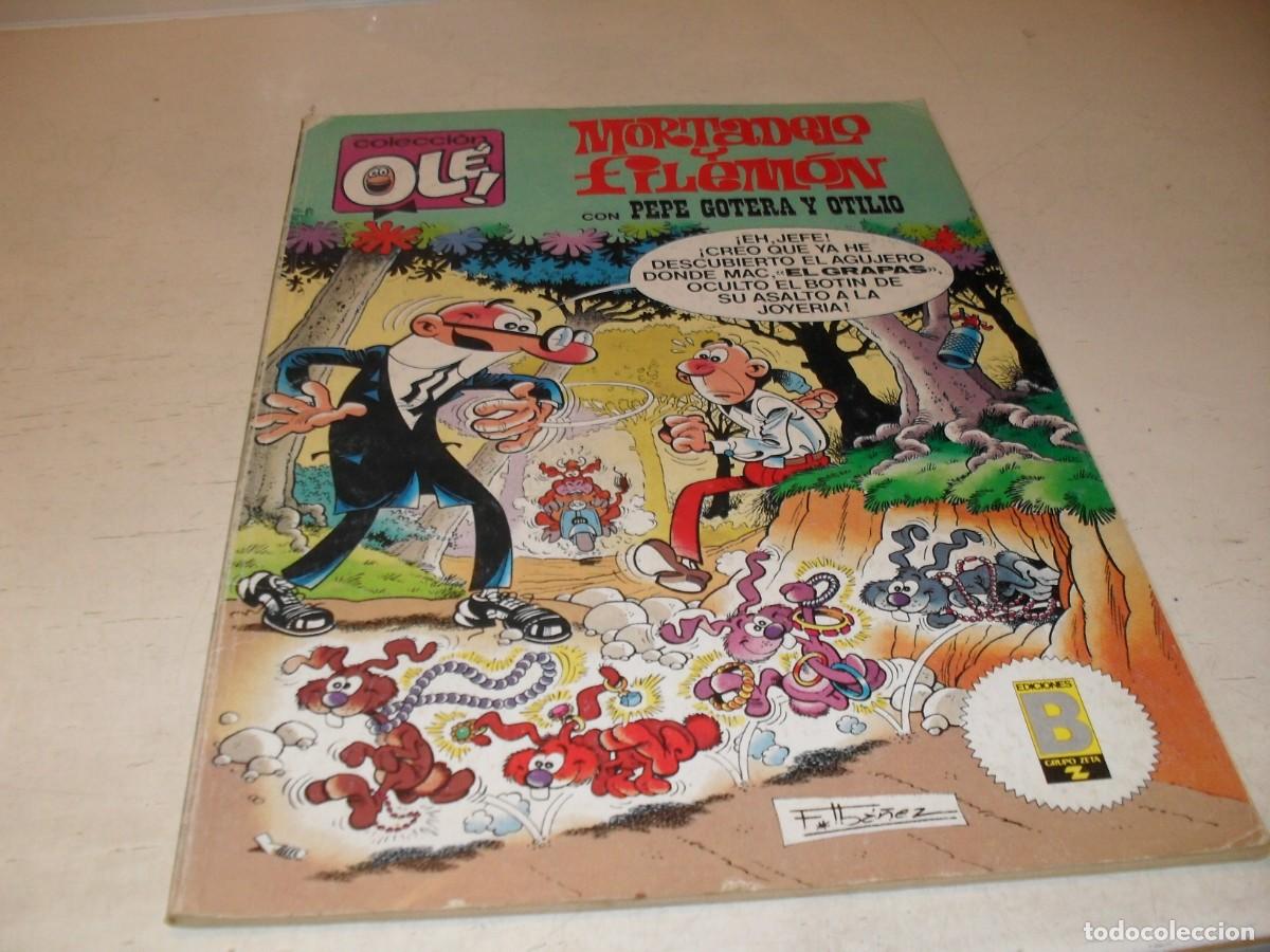 Tebeos: OLE N&ordm; 302,MORTADELO,CON PEPE GOTERA Y OTILIO,DE 417,1&ordf; EDICION,EDICIONES B,1987