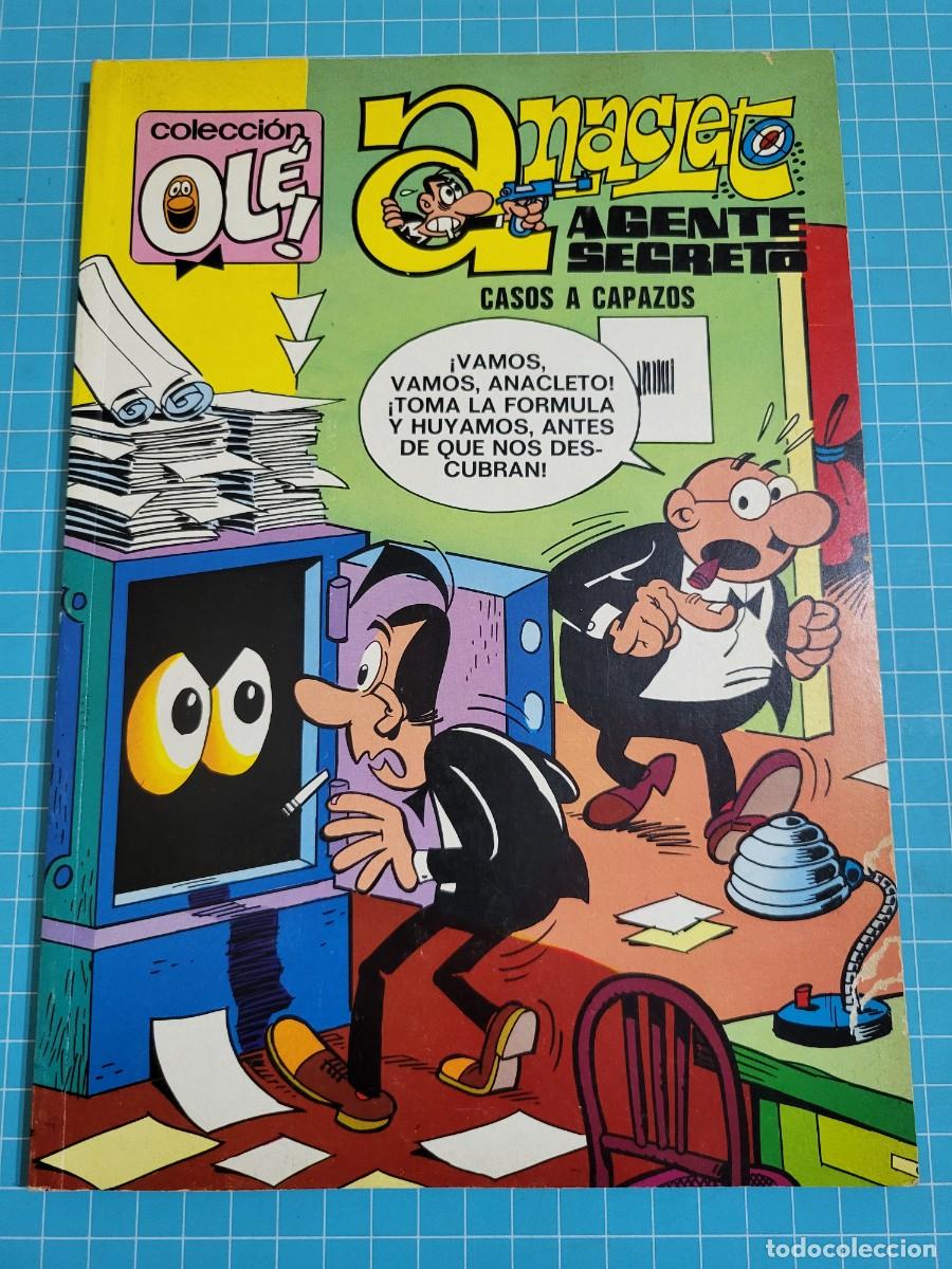 Tebeos: Ol&eacute;, Anacleto, agente secreto. N &ordm; 74. N&uacute;mero en el lomo, 1&ordf; edici&oacute;n 11, bolsa 3, Al.