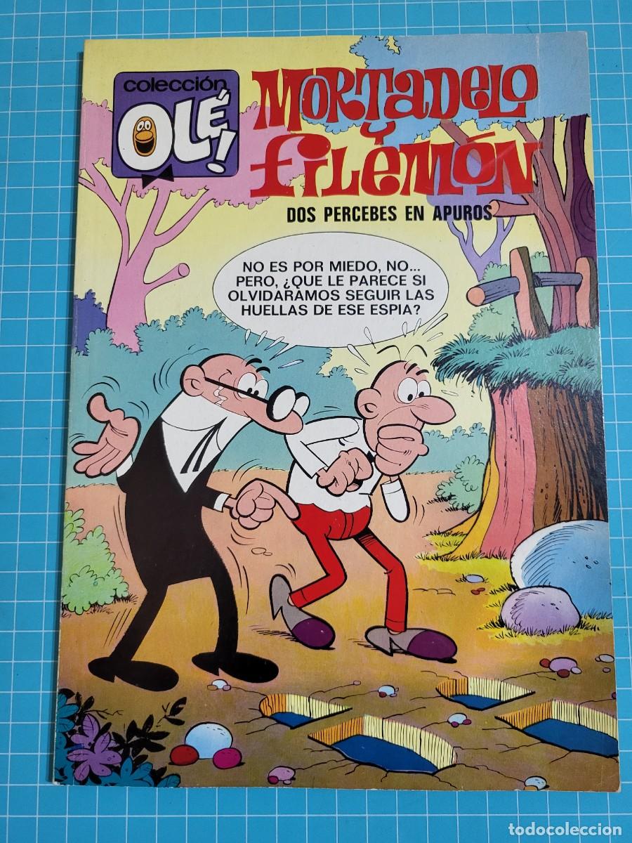 Tebeos: Ol&eacute;, Mortadelo y Filem&oacute;n. N &ordm; 79. N&uacute;mero en el lomo, 1&ordf; edici&oacute;n 11, bolsa 3, Al.