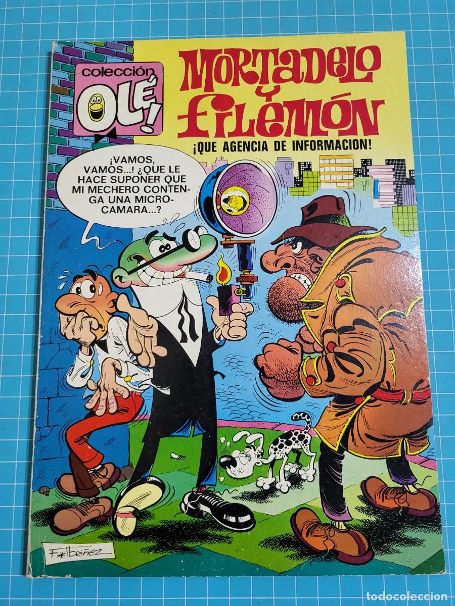 Tebeos: Ol&eacute;, Mortadelo y Filem&oacute;n. N &ordm; 81. N&uacute;mero en el lomo, 1&ordf; edici&oacute;n 11, bolsa 3, Al.
