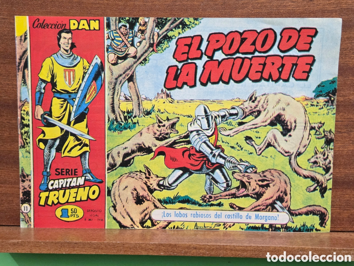 Tebeos: COLECCION DAN...SERIE CAPITAN TRUENO...N&deg;11...&rdquo;&rdquo;EL POZO DE LA MUERTE&rdquo;&rdquo;...FACSIMIL.EDITORIAL BRUGUERA