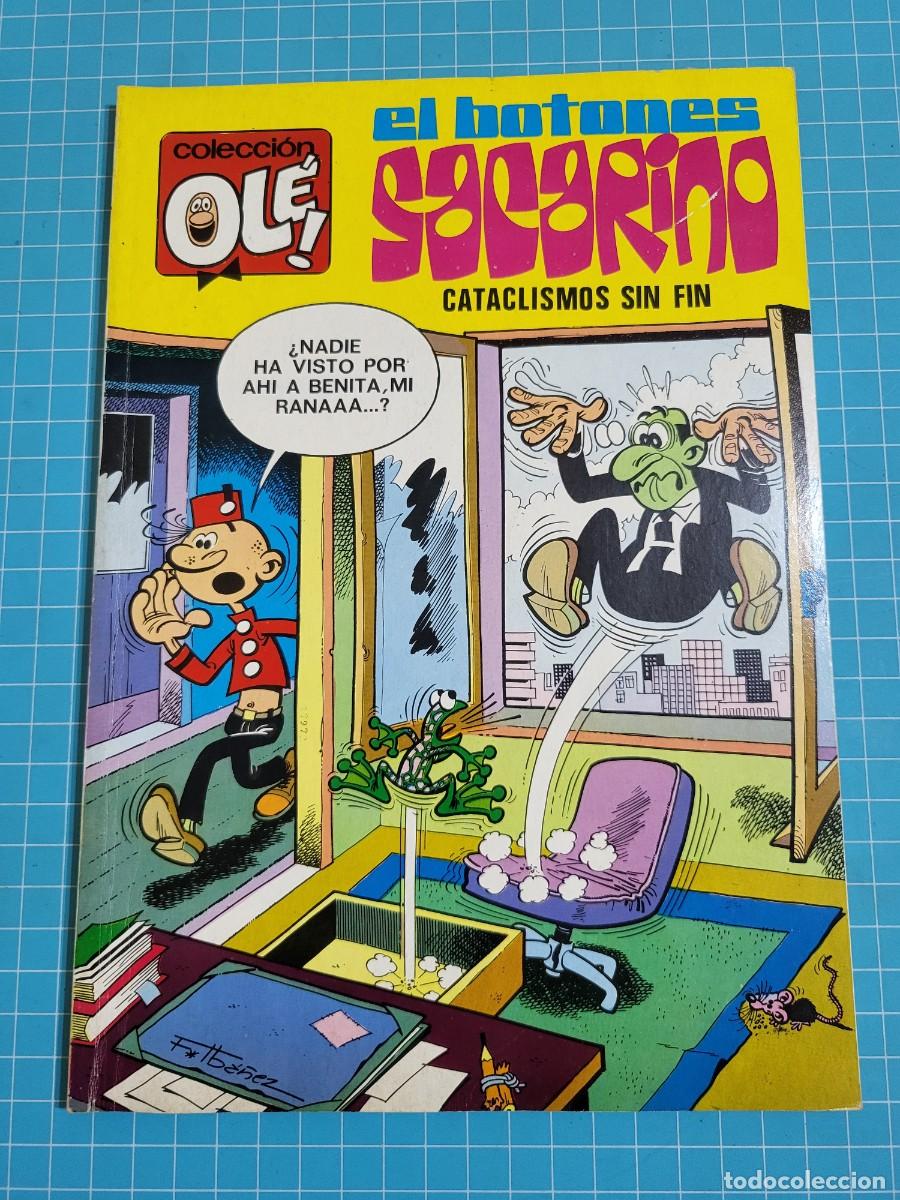 Tebeos: Ol&eacute;, el botones Sacarino. N &ordm; 84. N&uacute;mero en el lomo, 1&ordf; edici&oacute;n 11, bolsa 4, Al.