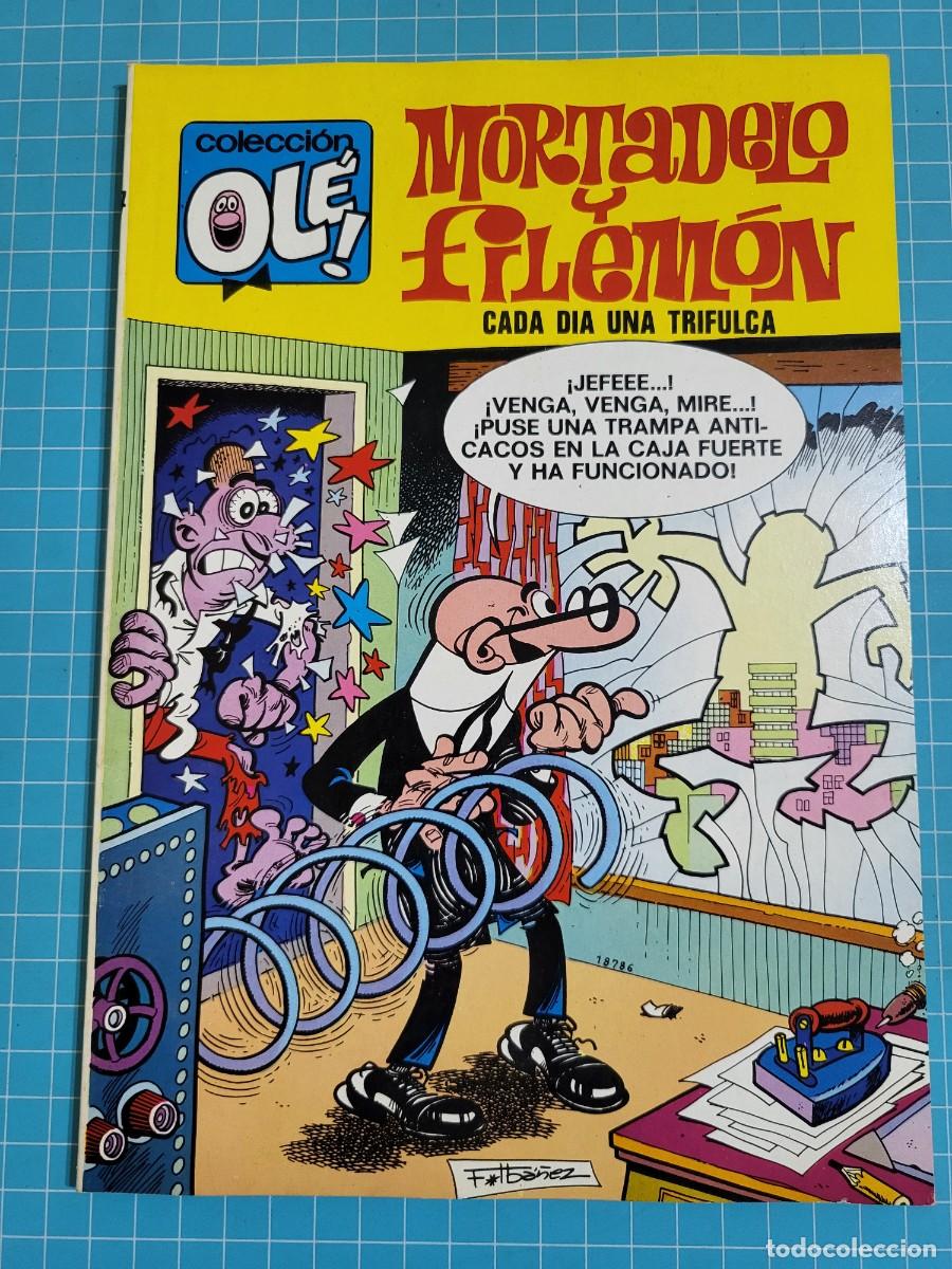 Tebeos: Ol&eacute;, Mortadelo y Filem&oacute;n. N &ordm; 87. N&uacute;mero en el lomo, 1&ordf; edici&oacute;n 11, bolsa 4, Al.