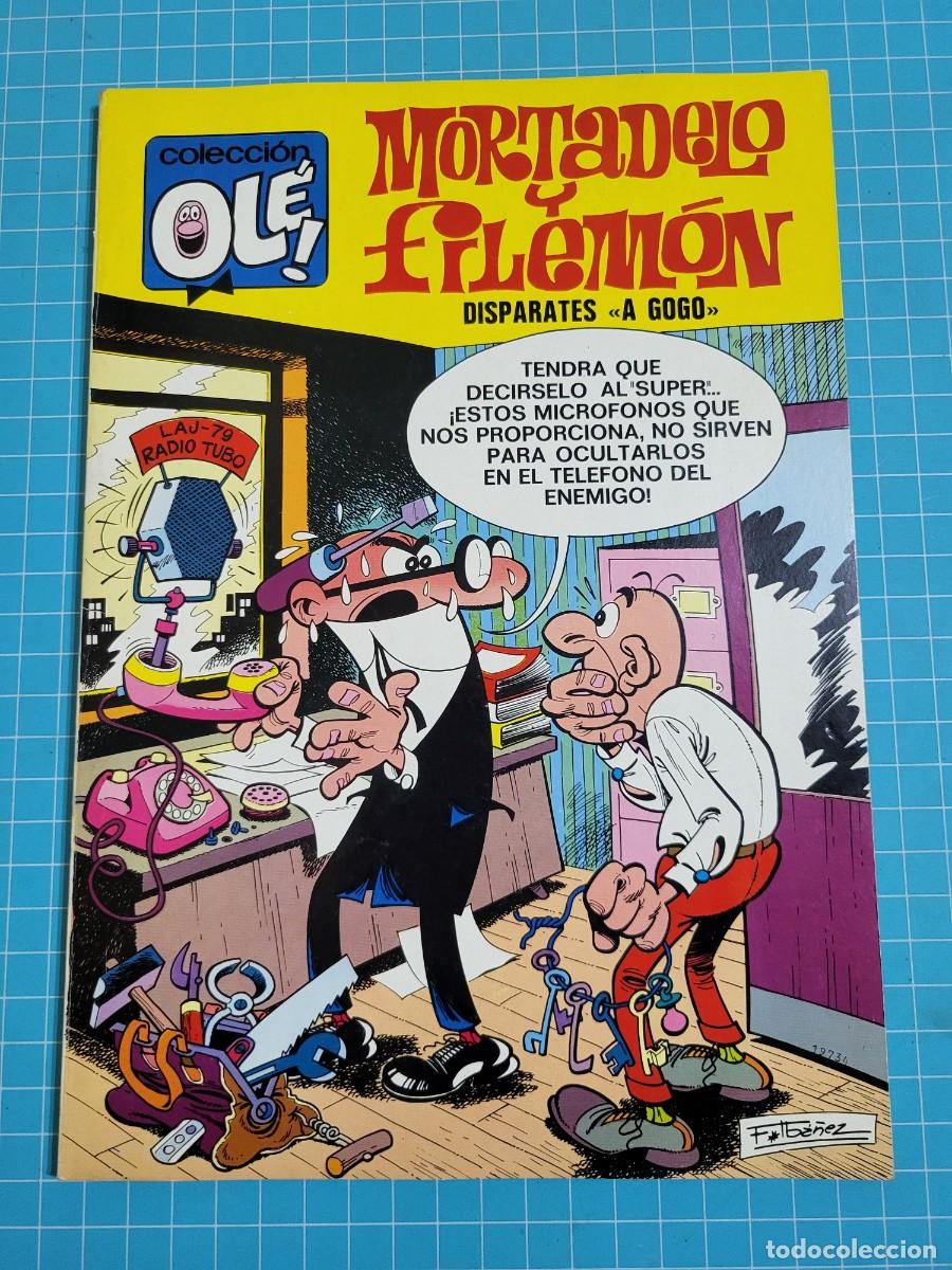 Tebeos: Ol&eacute;, Mortadelo y Filem&oacute;n. N &ordm; 90. N&uacute;mero en el lomo, 1&ordf; edici&oacute;n 11, bolsa 4, Al.