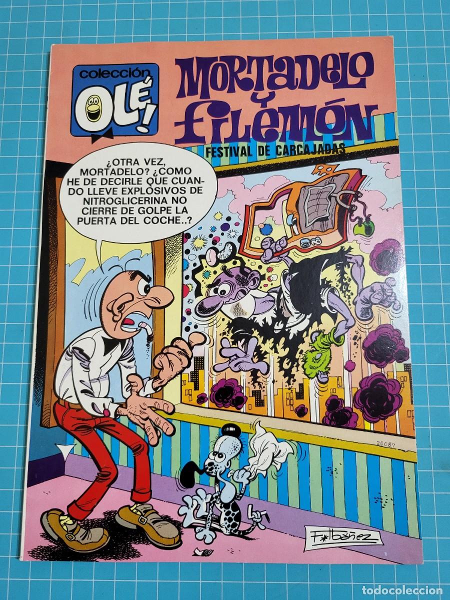 Tebeos: Ol&eacute;, Mortadelo y Filem&oacute;n. N &ordm; 92. N&uacute;mero en el lomo, 1&ordf; edici&oacute;n 11, bolsa 4, Al.