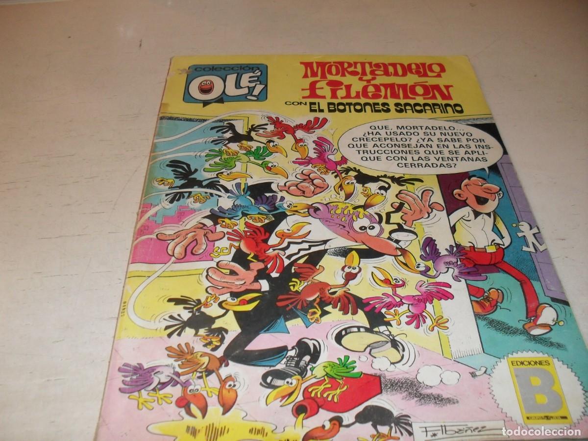 Tebeos: OLE N&ordm; 239,MORTADELO,Y BOTONES SACARINO,APOCRIFOS,DE 417,2&ordf; EDICION,EDICIONES B,1987