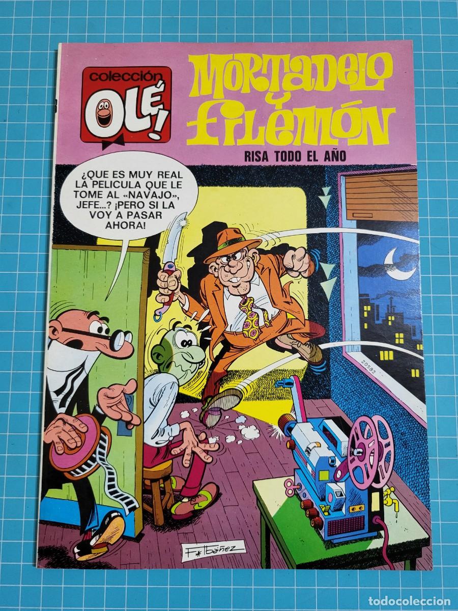 Tebeos: Ol&eacute;, Mortadelo y Filem&oacute;n. N &ordm; 93. N&uacute;mero en el lomo, 1&ordf; edici&oacute;n 11, bolsa 4, Al.