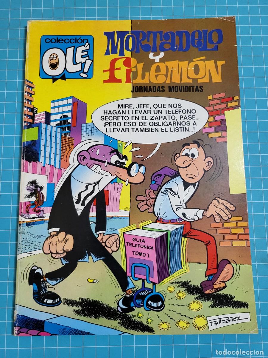 Tebeos: Ol&eacute;, Mortadelo y Filem&oacute;n. N &ordm; 95. N&uacute;mero en el lomo, 1&ordf; edici&oacute;n 11, bolsa 5, Al.