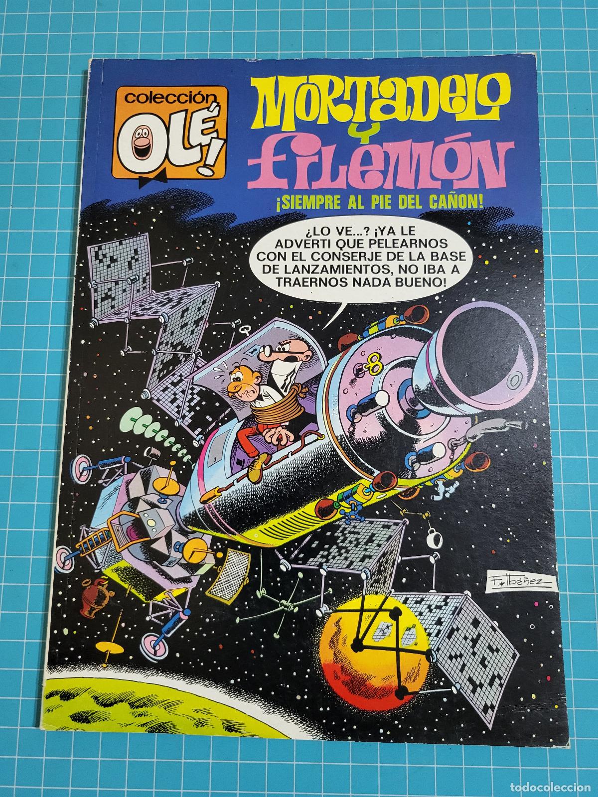 Tebeos: Ol&eacute;, Mortadelo y Filem&oacute;n. N &ordm; 96. N&uacute;mero en el lomo, 1&ordf; edici&oacute;n 11, bolsa 5, Al.