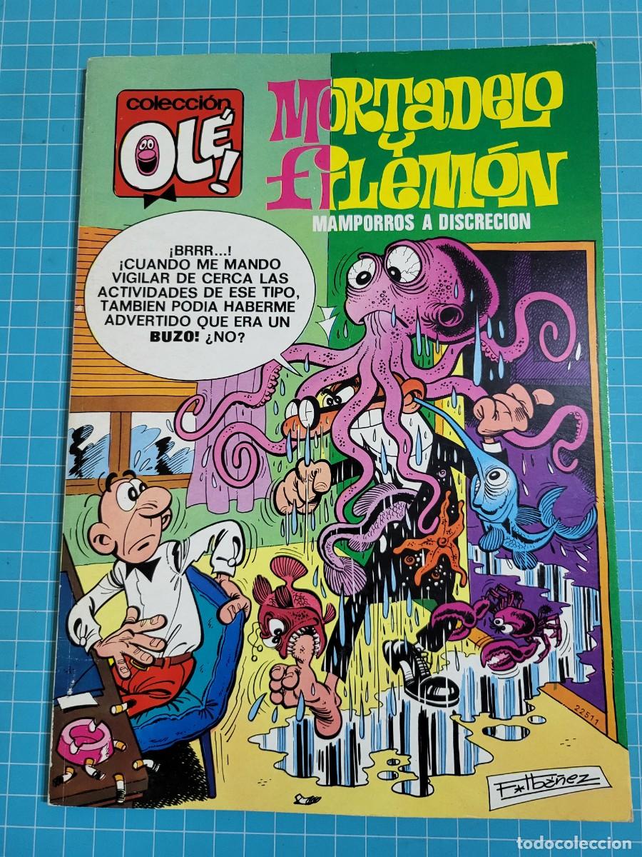 Tebeos: Ol&eacute;, Mortadelo y Filem&oacute;n. N &ordm; 99. N&uacute;mero en el lomo, 1&ordf; edici&oacute;n 11, bolsa 5, Al.