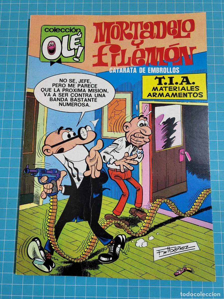 Tebeos: Ol&eacute;, Mortadelo y Filem&oacute;n. N &ordm; 100. N&uacute;mero en el lomo, 1&ordf; edici&oacute;n 11, bolsa 5, Al.