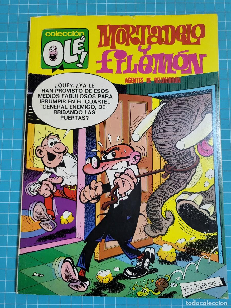 Tebeos: Ol&eacute;, Mortadelo y Filem&oacute;n. N &ordm; 108. N&uacute;mero en el lomo, 1&ordf; edici&oacute;n 11, bolsa 5, Al.