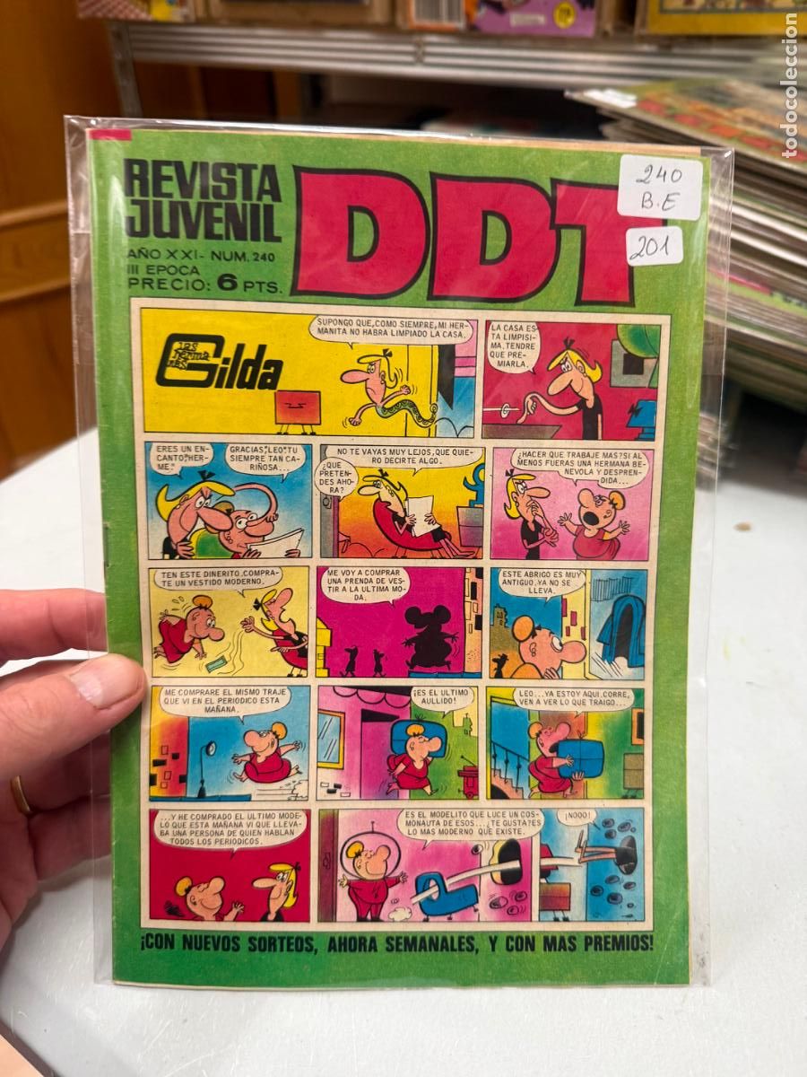 Tebeos: ddt editorial bruguera numero 240