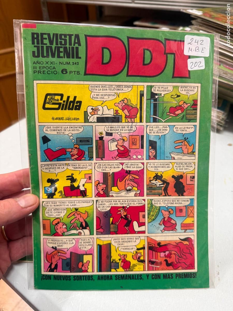 Tebeos: ddt editorial bruguera numero 242