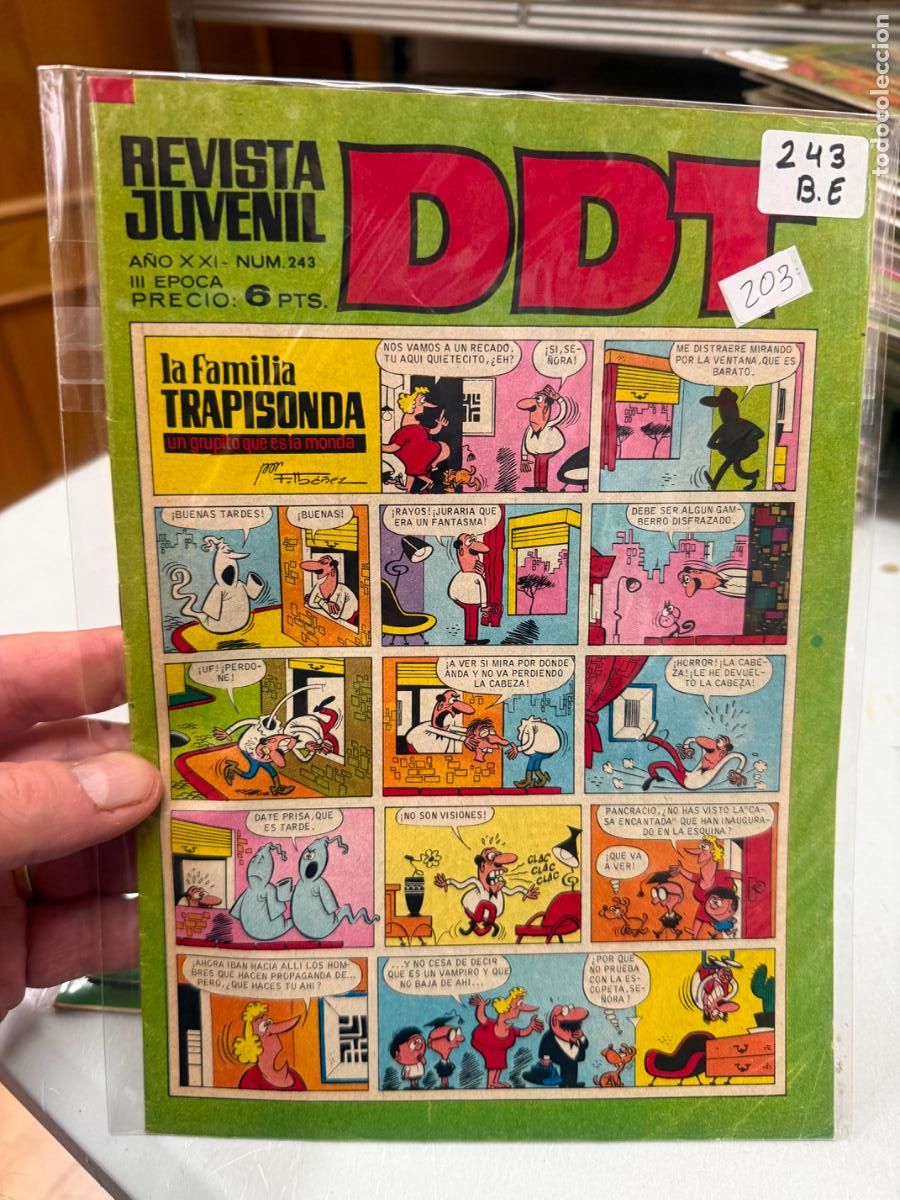 Tebeos: ddt editorial bruguera numero 243