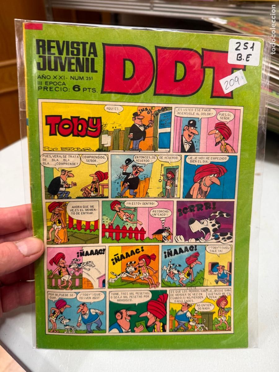 Tebeos: ddt editorial bruguera numero 251