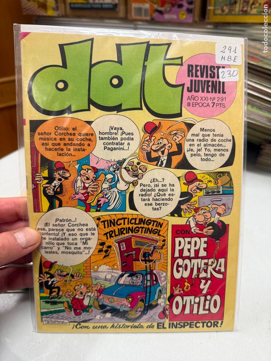 Tebeos: ddt editorial bruguera numero 291