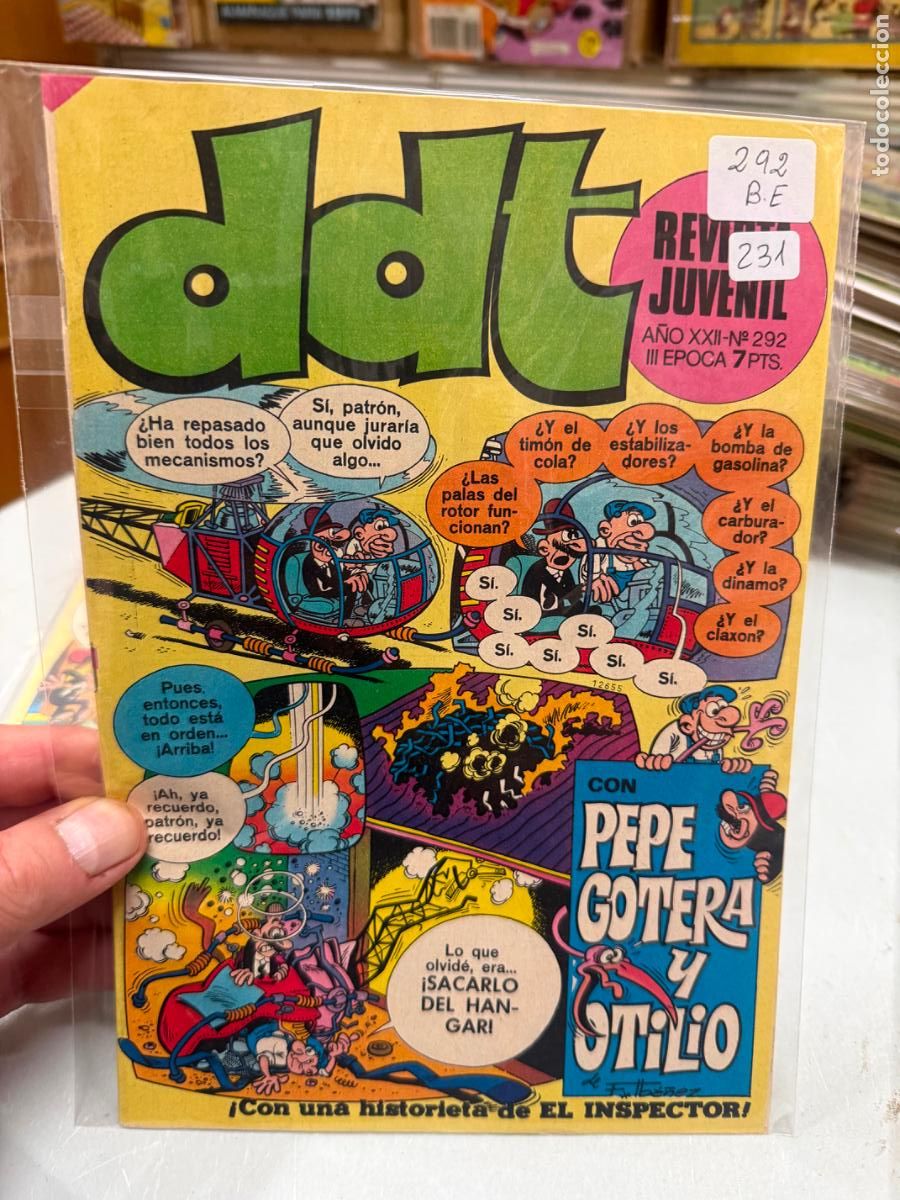 Tebeos: ddt editorial bruguera numero 292