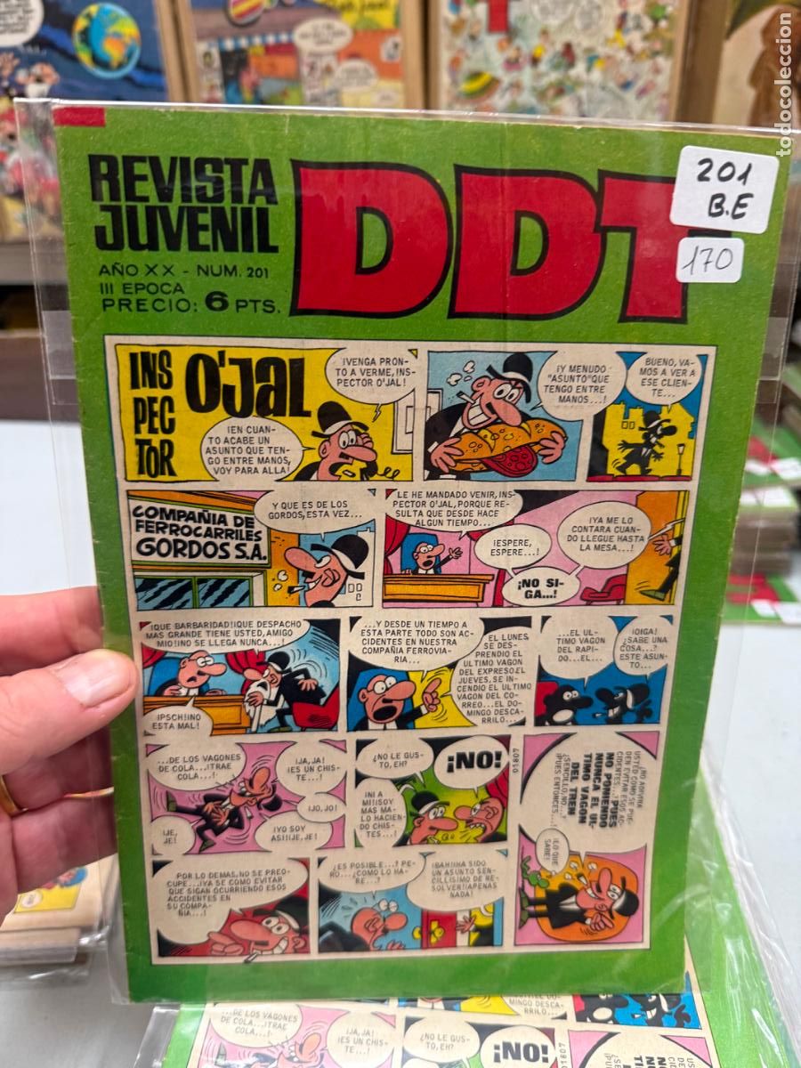 Tebeos: ddt editorial bruguera numero 201