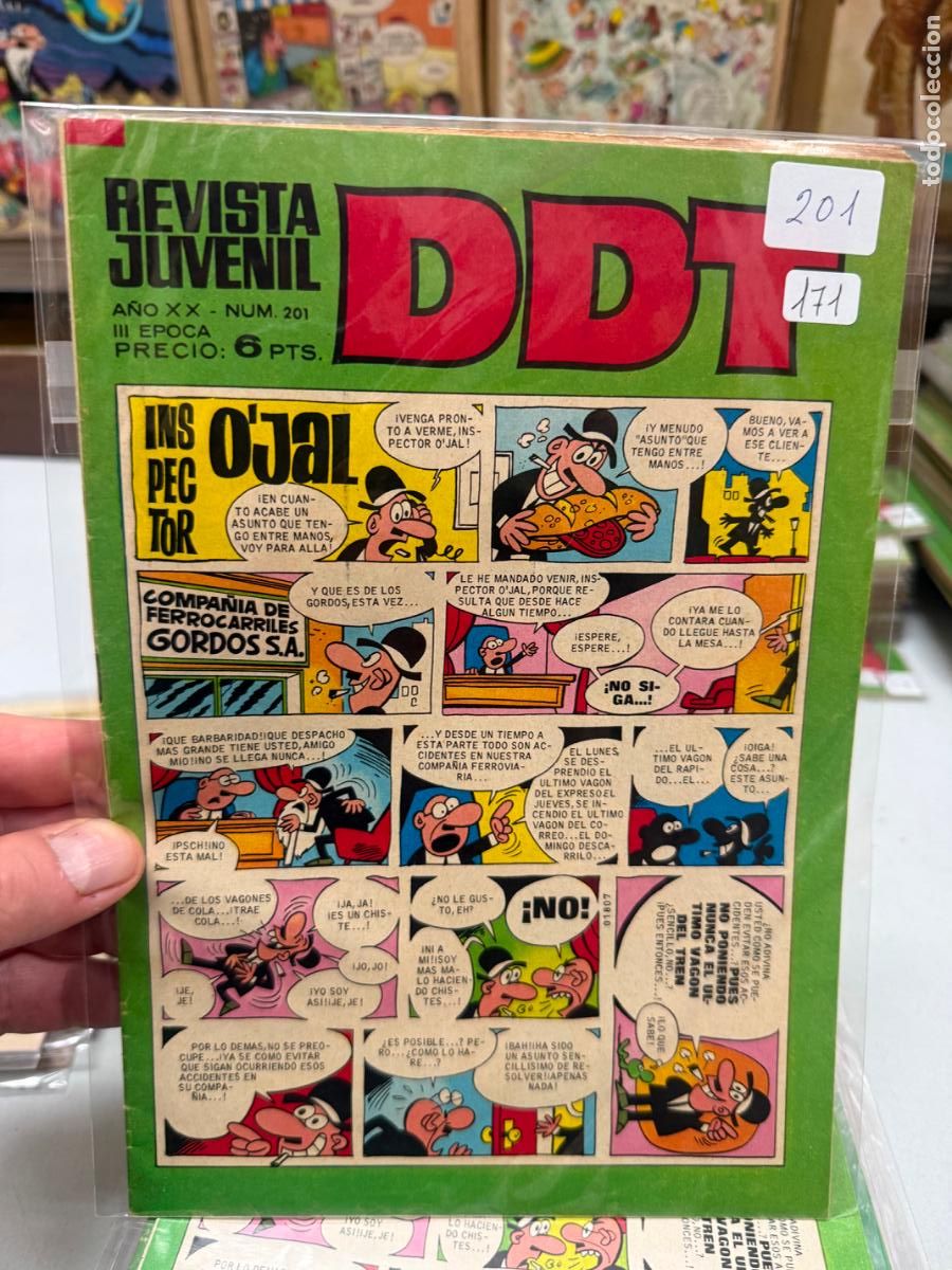 Tebeos: ddt editorial bruguera numero 201