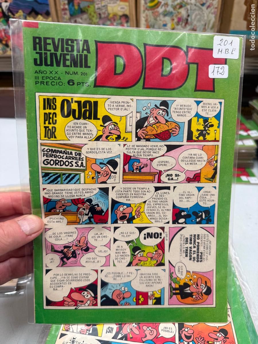 Tebeos: ddt editorial bruguera numero 201