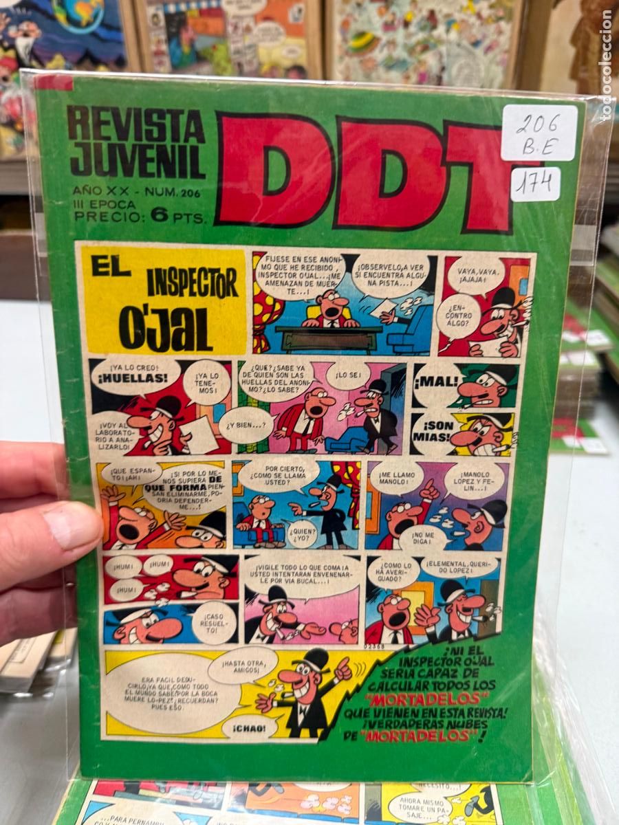 Tebeos: ddt editorial bruguera numero 206
