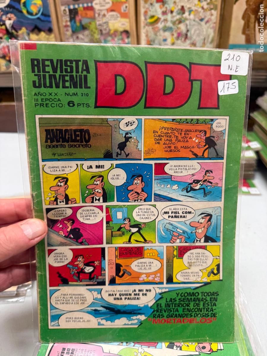 Tebeos: ddt editorial bruguera numero 210