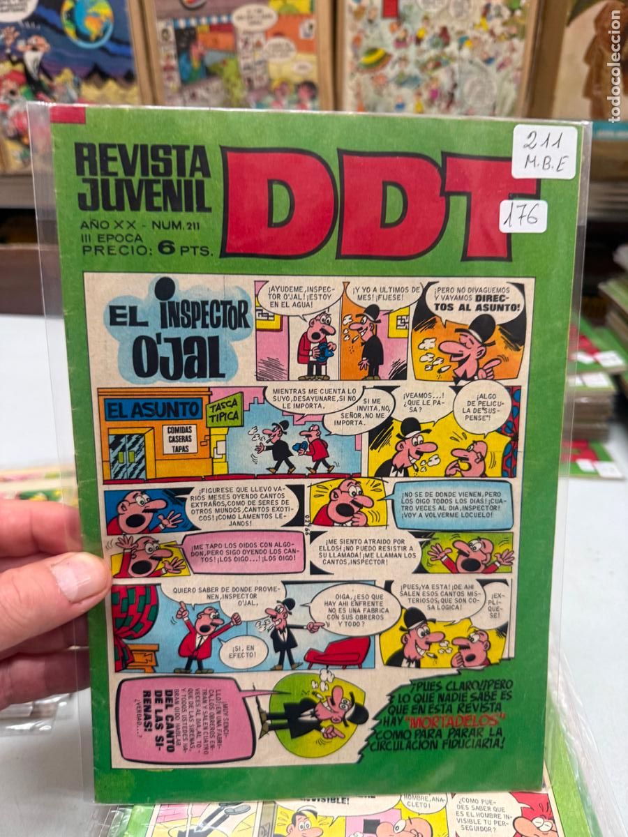 Tebeos: ddt editorial bruguera numero 211