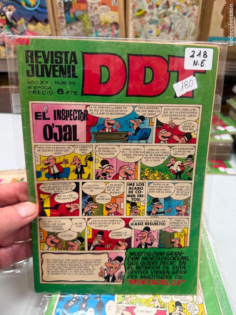Tebeos: ddt editorial bruguera numero 218