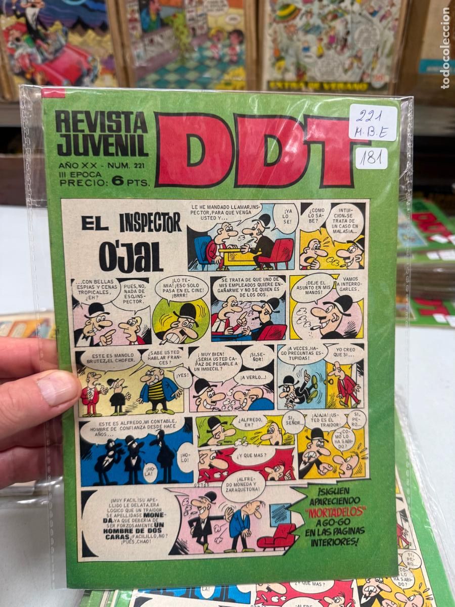 Tebeos: ddt editorial bruguera numero 221