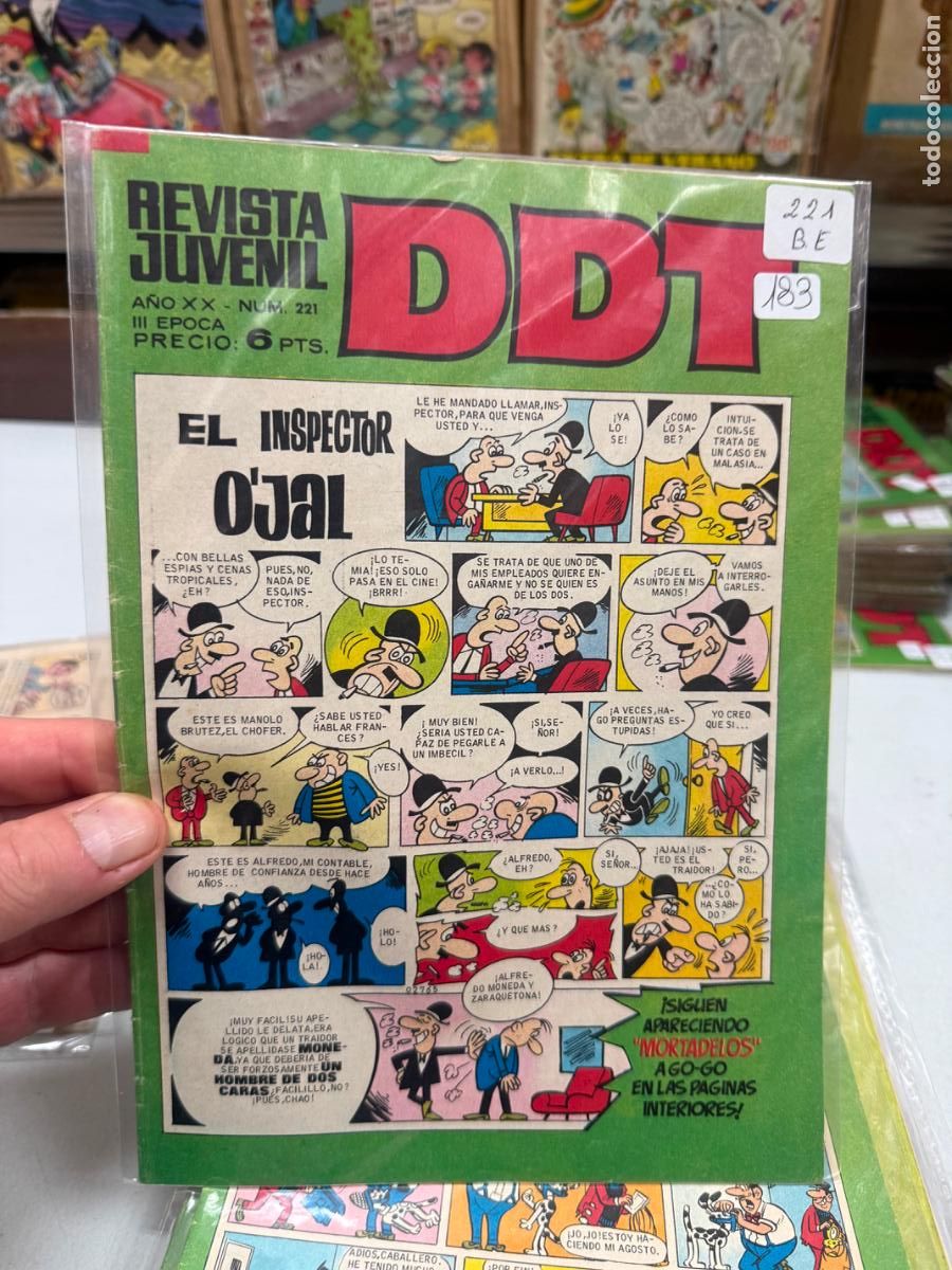 Tebeos: ddt editorial bruguera numero 221