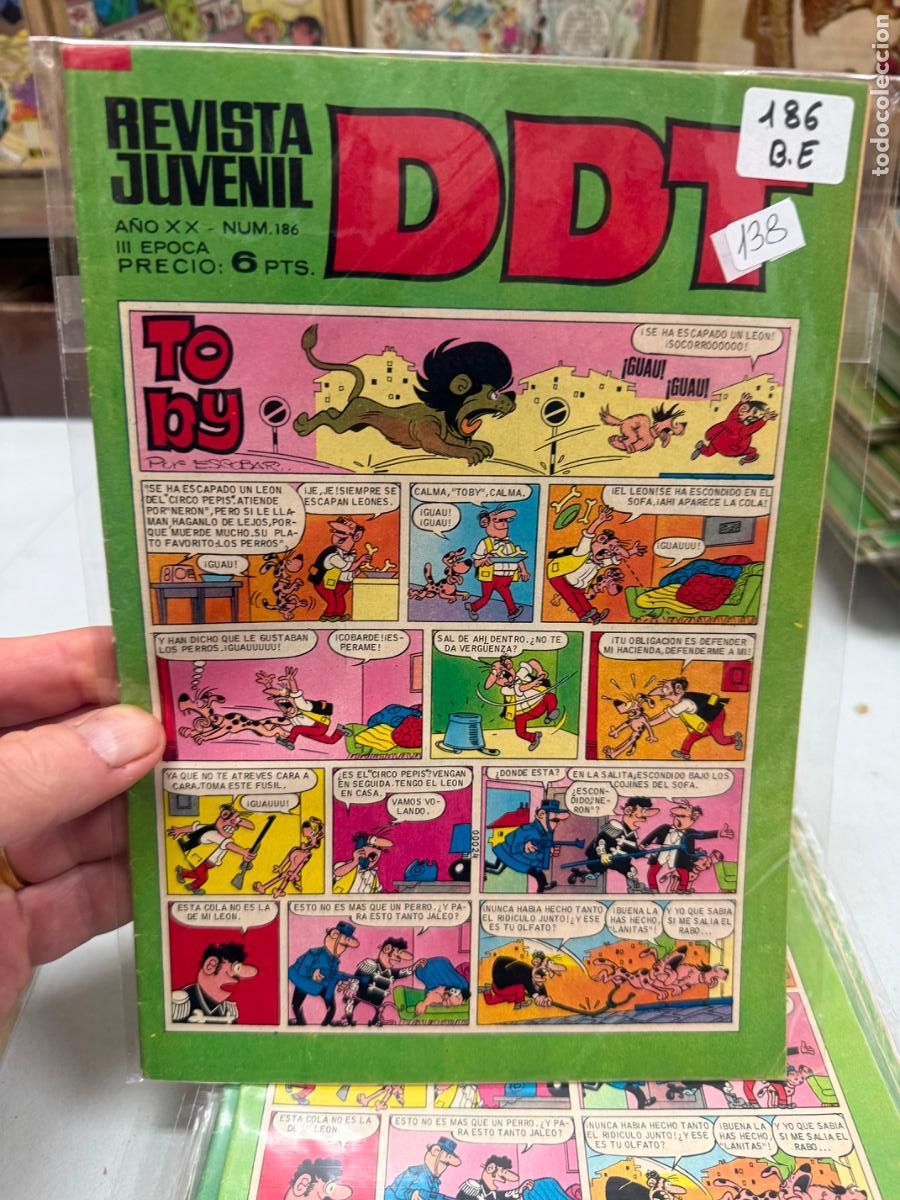 Tebeos: ddt editorial bruguera numero 186